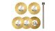 Brass wire wheel brushes, PROXXON 4528962