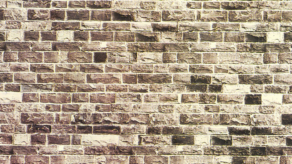 Building Material Cardboard Sheet -- Basalt 25-3/16 x 5-7/8′ 64 x 15cm, HO, NOCH 57720