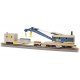 250-Ton Crane Derrick with Boom Tender - Silver Series(R) -- Delaware & Hudson, HO, Bachmann Industries 16103
