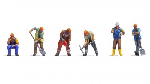 Construction Workers -- pkg(6), N, NOCH 35050