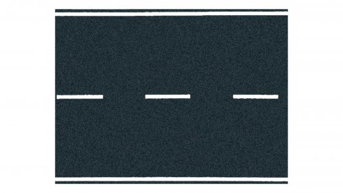 Flexible Pavement -- Country Road Asphalt 40 x 2-41/64′ 100 x 6.6cm, HO, NOCH 60706