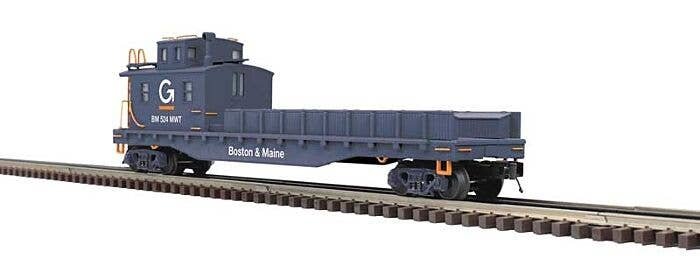 Crane Tender - 2-Rail - Ready to Run - Premier -- Guilford B&M 524 MWT (gray, orange, white), O, Atlas O 3002749