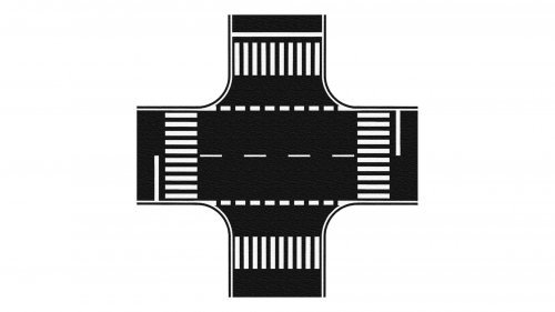 Flexible Pavement Sheet - 8-5/8 x 8-5/8′ 22 x 22cm -- Crossing (Asphalt), HO, NOCH 60712
