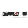 NSC Ballast Hopper 6-Pack - Ready to Run -- Canadian Pacific Set 2 (black, white, red, Multimark), HO, Rapido Trains Inc 158015