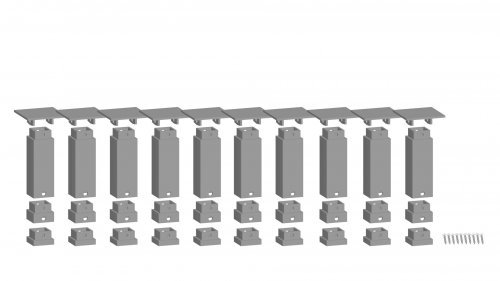 easy TRACK Pillar Set, Bottom, NOCH 53940