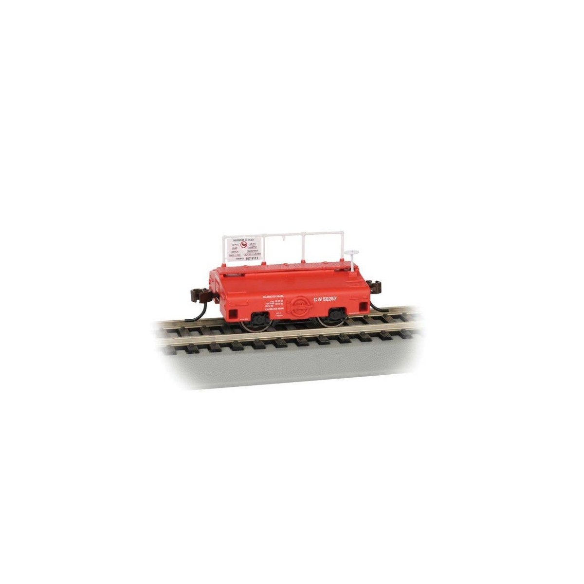 Scale Test Weight Car - Ready to Run -- Canadian National 52257 (red), HO, Bachmann Industries 74403