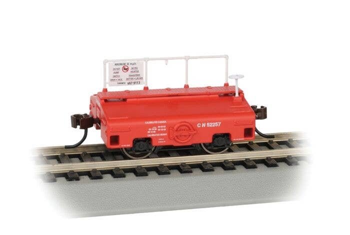 Scale Test Weight Car - Ready to Run -- Canadian National 52257 (red), HO, Bachmann Industries 74403