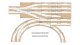 easy TRACK Route straight, 64 mm, NOCH 53800
