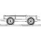 Fairmont 36′ Gauge Pushcar Kit -- Rio Grande, On3, Grandt Line Products Inc 3012