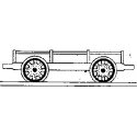 Fairmont 36′ Gauge Pushcar Kit -- Rio Grande, On3, Grandt Line Products Inc 3012