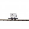 Flatcar with Concrete Panel Load - Feldbahn -- Unlettered (black), HOn2, Busch Gmbh & Co Kg 12236