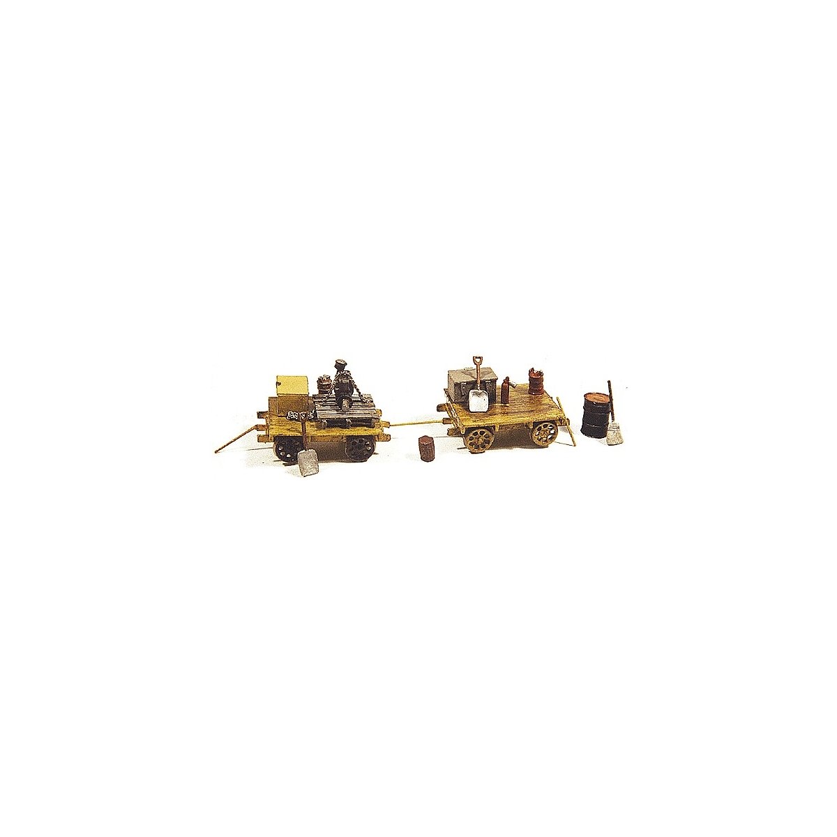 Tie Cart & Tools, HO, Durango Press 88