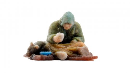 Homeless Person - Color 3D Print, HO, NOCH 10442