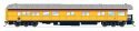 Heavyweight Business Car Observation - Ready to Run -- Chessie Steam Special 18 (yellow,, HO, Broadway Limited Imports 9722