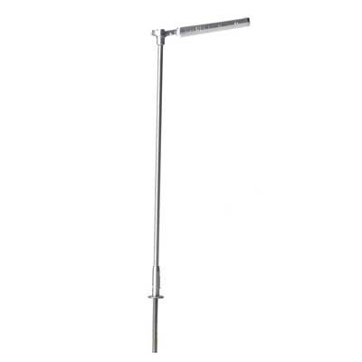 Single-Arm Parking Lot Light 3-Pack - Warm White LED -- Silver, HO, Atlas Model Railroad Co. 70000173