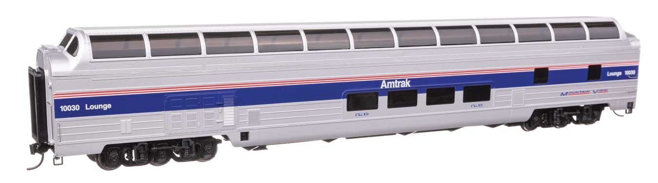 85′ Budd Great Dome - Ready to Run -- Amtrak(R) Ph IV 10030, HO, WalthersProto 13603