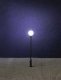 LED Park Light on Mast -- Adjustable height up to 2-7/16′ 7.1cm tall pkg(3), HO, Faller Gmbh 180104