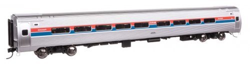 85′ Amfleet I 84-Seat Coach - Ready To Run -- Amtrak(R) 21070 (Phase II), HO, WalthersProto 11208