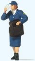 Individual Figure -- Postwoamn Letter Carrier, HO, Preiser Kg 28243