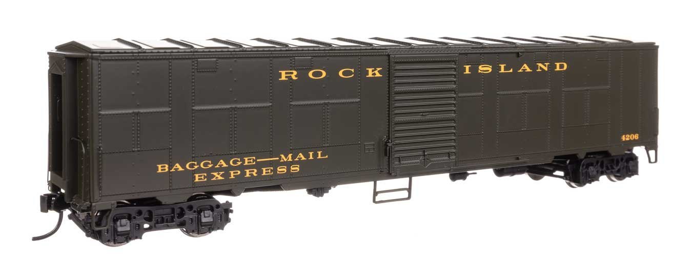 NYC-Style Express Boxcar Troop Sleeper Conversion - Ready to Run -- Rock Island 4206, HO, WalthersProto 10805