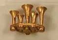 Air Horns (Unpainted Brass Casting) -- Leslie S-5T 5-Chime All Forward, HO, Cal Scale 566