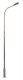 LED Streetlight pkg(3) -- Adjustable Height: Up to 3-3/4′ 9.5cm Tall, HO, Faller Gmbh 180100