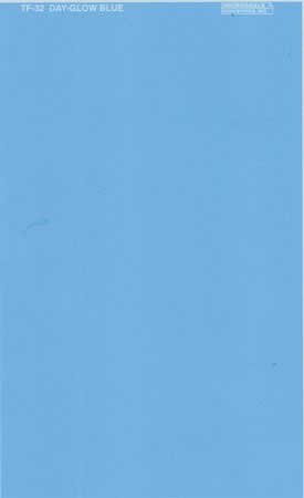Trim Film Solid Color Decal Sheet -- Day-Glo Blue, All Scales, Microscale Industries Inc 32