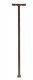 Double-Arm Square LED Light 3-Pack -- Bronze (cool white LED) 30 Scale Feet Tall, N, Atlas Model Railroad Co. 70000192