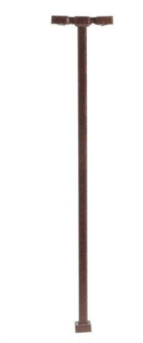 Double-Arm Square LED Light 3-Pack -- Bronze (cool white LED) 30 Scale Feet Tall, N, Atlas Model Railroad Co. 70000192