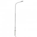 Single-Arm Streetlight 3-Pack - Warm White LED -- Silver, N, Atlas Model Railroad Co. 70000149