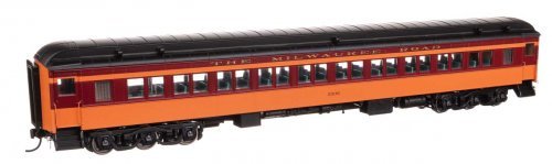 85′ Pullman-Built Heavyweight Paired-Window Coach - Ready to Run -- Milwaukee Road 3306, HO, WalthersProto 17607