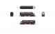 EMD F7 A-Unpowered B Set - Sound and DCC - Paragon4(TM) -- Cotton Belt SSW 927, 928 (Blac, N, Broadway Limited Imports 9