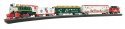 Norman Rockwell Christmas Express -- 0-6-0, 3 Cars, 47 x 38′ E-Z Track Oval, Power Pack, HO, Bachmann Industries 774