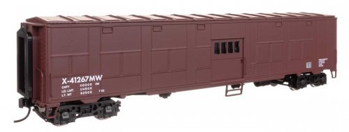 C&O-Style Express Boxcar Troop Sleeper Conversion - Ready to Run -- MOW (Tuscan) X-41267MW, HO, WalthersProto 10851
