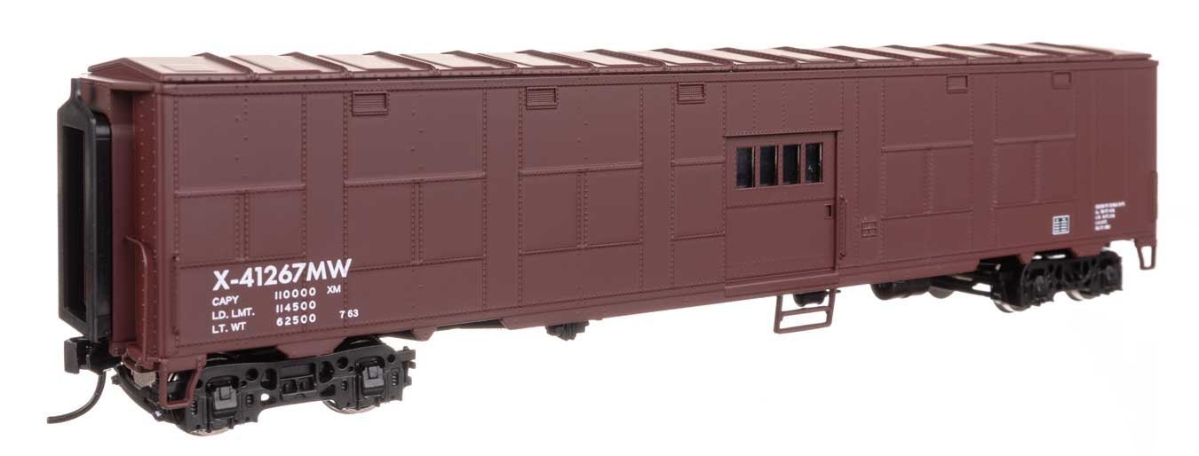 C&O-Style Express Boxcar Troop Sleeper Conversion - Ready to Run -- MOW (Tuscan) X-41267MW, HO, WalthersProto 10851