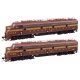 EMD E8 A-A with LokSound 5 Sound & DCC -- Pennsylvania Railroad 5705A, 5763A (Class EP-22 Tuscan, Five-Stripe), HO, WalthersProt