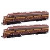 EMD E8 A-A with LokSound 5 Sound & DCC -- Pennsylvania Railroad 5705A, 5763A (Class EP-22 Tuscan, Five-Stripe), HO, WalthersProt
