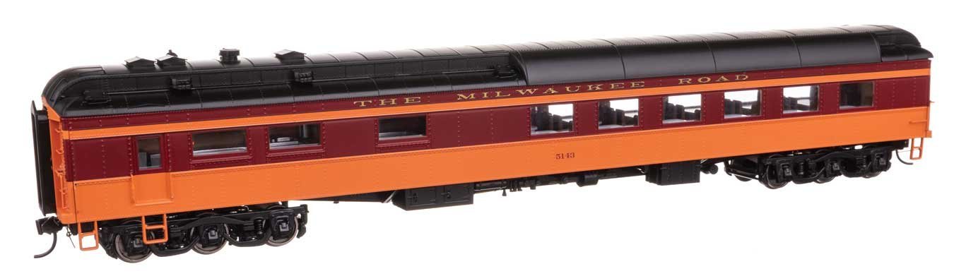 82′ Pullman-Built Heavyweight 36-Seat Diner - Ready to Run -- Milwaukee Road 5143, HO, WalthersProto 17706