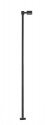 Single-Arm Square LED Light 3-Pack -- Black (warm white LED) 30 Scale Feet Tall, HO, Atlas Model Railroad Co. 70000207
