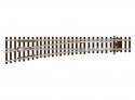 Code 55 Medium-Radius Turnout with Wood Ties - Unifrog -- Left Hand, TT, Peco SLU1296