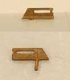 Diesel Radio Antenna pkg(2) Unpainted Brass Castings -- Sinclair Type, HO, Cal Scale 547