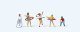 Children Playing -- pkg(5), HO, Preiser Kg 10767