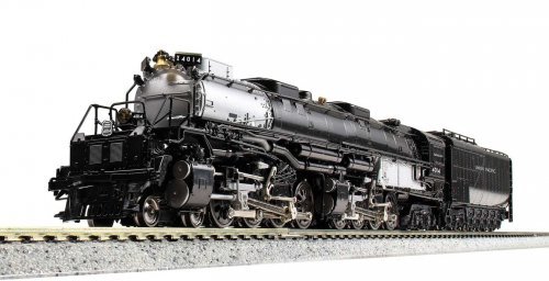 4-8-8-4 Big Boy with Oil Tender - Standard DC -- Union Pacific 4014 (2021 Version black, Graphite), N, Kato USA Inc 1264