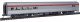 85′ Budd Baggage-Lounge - Ready to Run -- Southern Pacific (silver, red), HO, WalthersMainline 30057