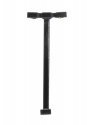 Double-Arm Square LED Light 3-Pack -- Black (warm white LED) 15 Scale Feet Tall, N, Atlas Model Railroad Co. 70000189