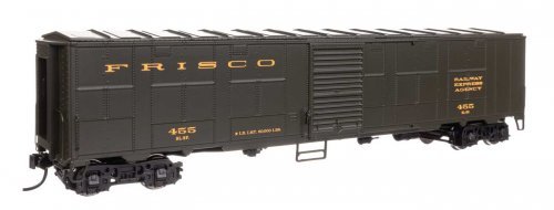 NYC-Style Express Boxcar Troop Sleeper Conversion - Ready to Run -- St. Louis-San Francisco 455 (g, HO, WalthersProto 10