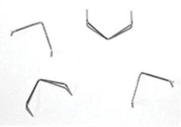 Grab Irons -- Roof Corner pkg(25), O, Tichy Train Group 2003