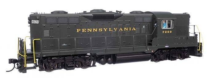 EMD GP9 - Standard DC -- Pennsylvania Railroad 7260 (Brunswick Green, Dulux gold), HO, WalthersProto 49812