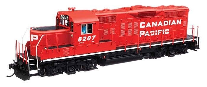 EMD GP9 Phase II with Chopped Nose - ESU(R) Sound and DCC -- Canadian Pacific 8207 (red, white), HO, WalthersMainline 20434