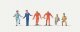 Working People -- Truck Drivers and Occupants pkg(6), HO, Merten 212522